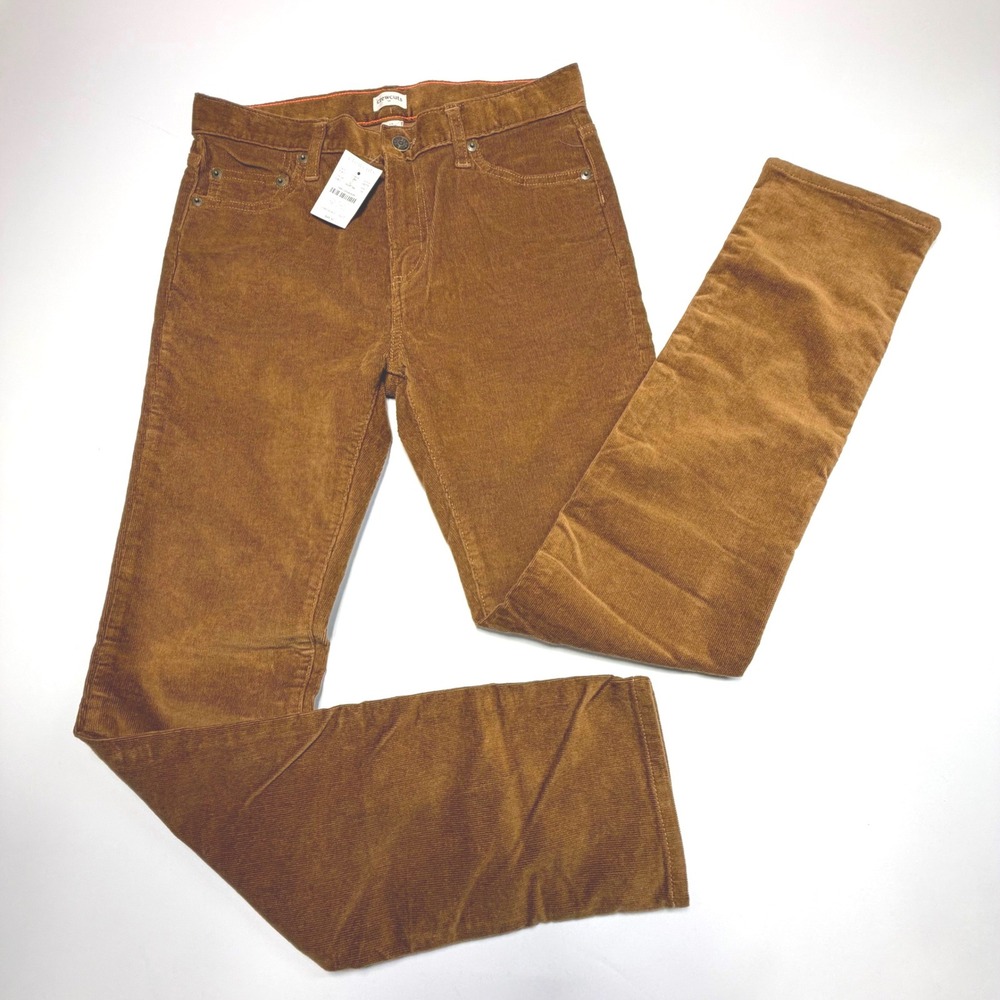 Crewcuts Corduroy Pants Brown‎ Bootcut Stretch Girls 14 NWT J.Crew